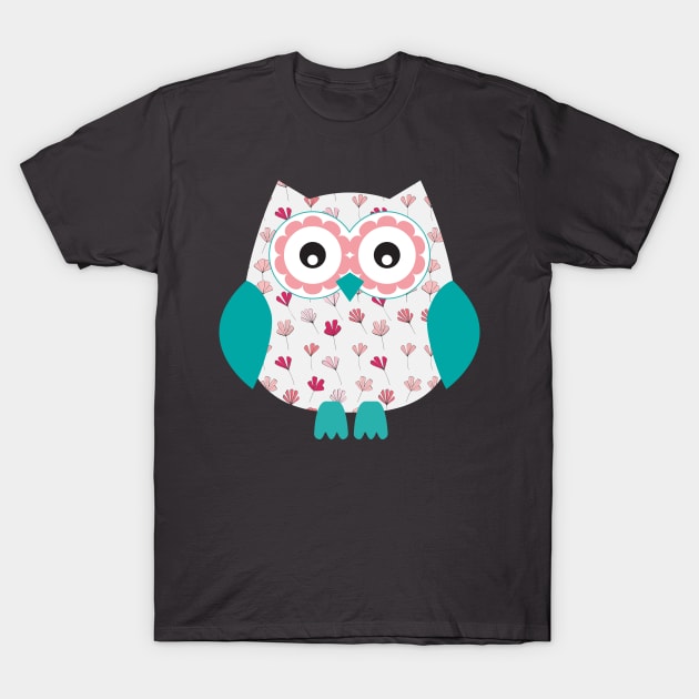 Cute Owl T-Shirt by tramasdesign